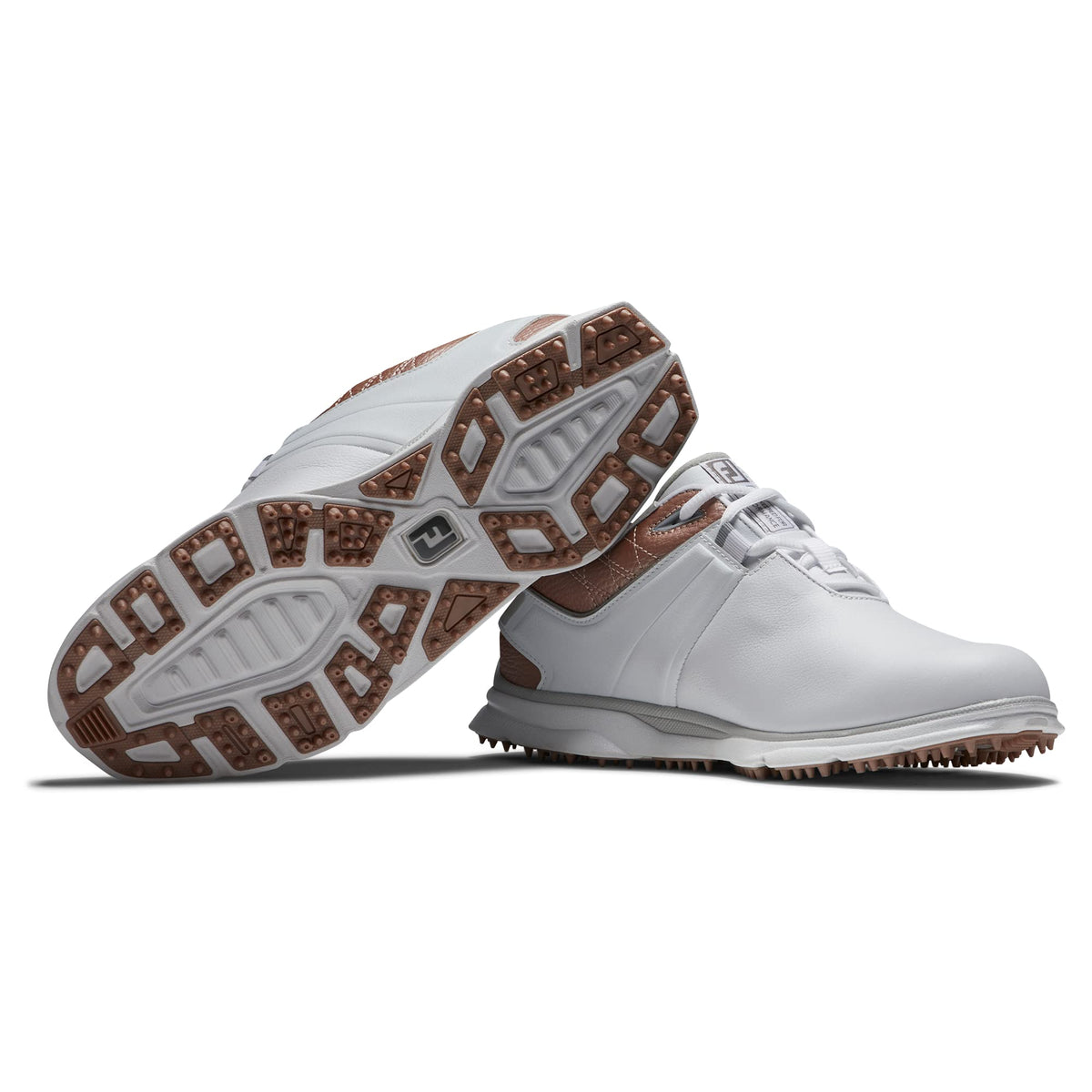FootJoy Women's Pro|SL Previous Season Style Golf Shoe, White/Rose/White, 6 Wide