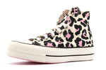 Converse Women's Lift Canvas High Top Platform Sneakers, Leopard Print, 11 US