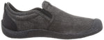 KEEN Men's Howser Canvas Low Height Casual Comfy Durable Slip on Slipper 11 Black/Black