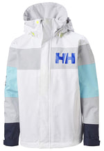 Helly-Hansen Juniors Salt Port Jacket, 001 White, Size 8