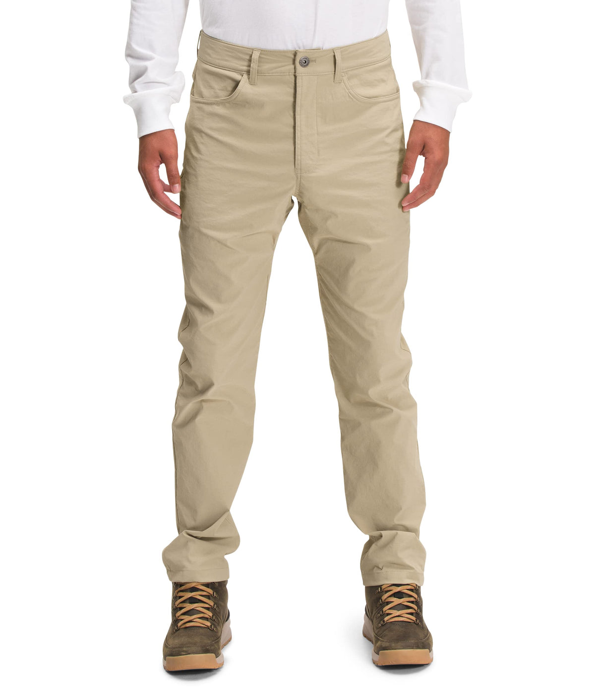 THE NORTH FACE Sprag 5-Pocket Slim Leg Pant - Men's Twill Beige, 34/Long