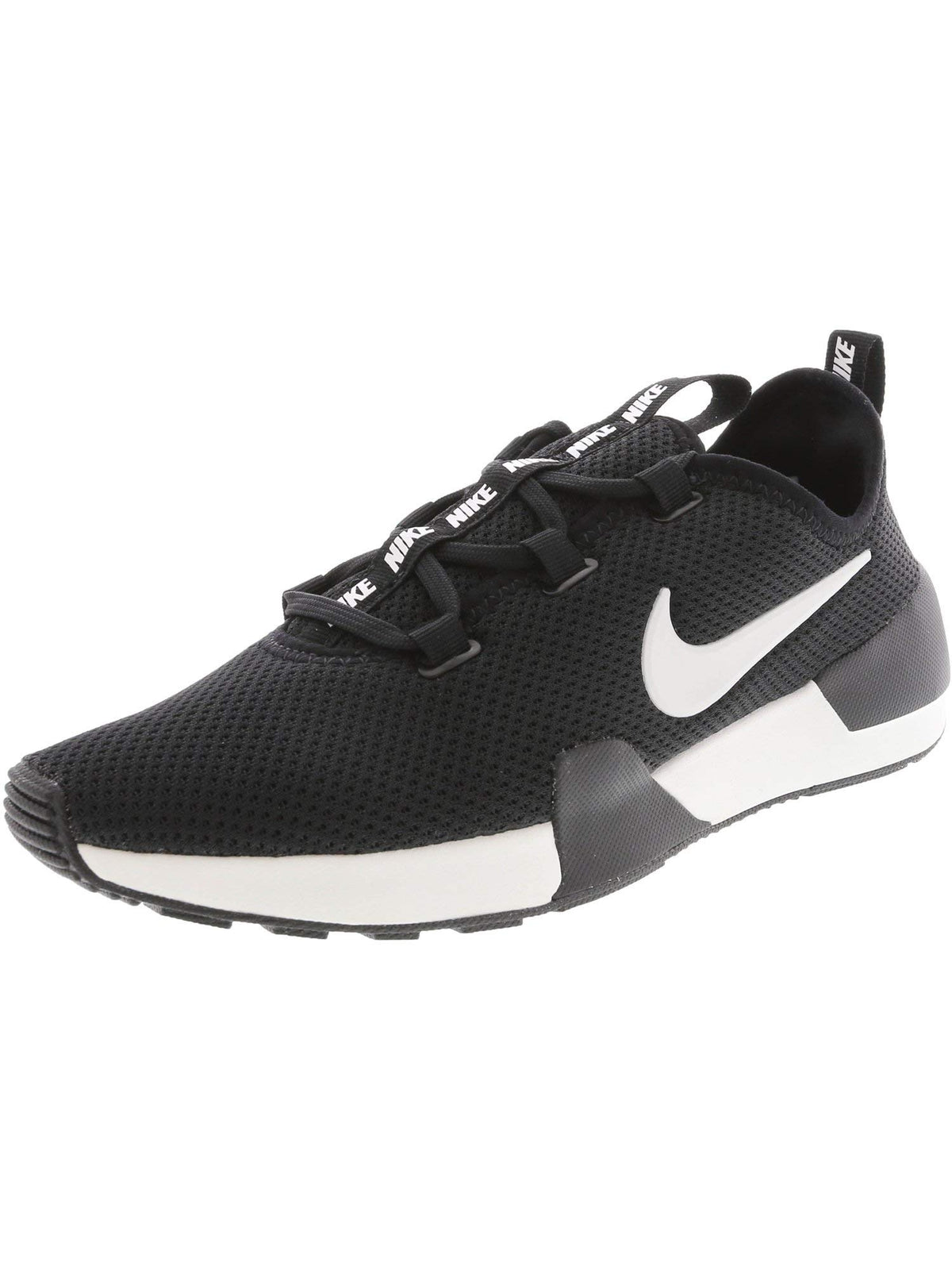 Nike Women's Ashin Modern Black/Summit White Low Top Mesh Running Shoe - 9.5M