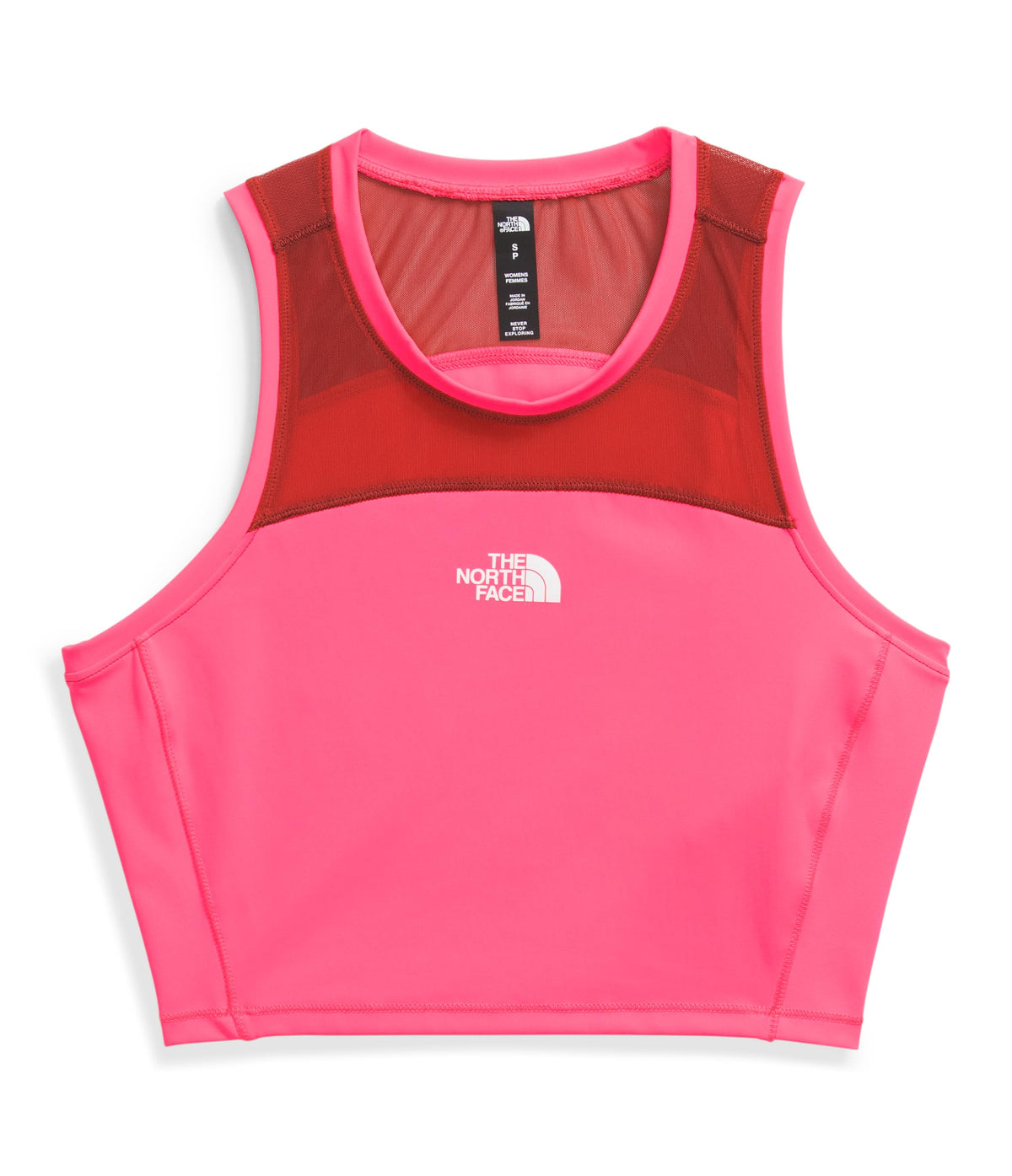 The North Face Womens Movmynt Tiny Tank, S, Radiant Poppy/Iron Red
