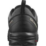 Salomon Men's X BRAZE Hiking Shoes for Men, Pewter / Black / Feather Gray,8.5