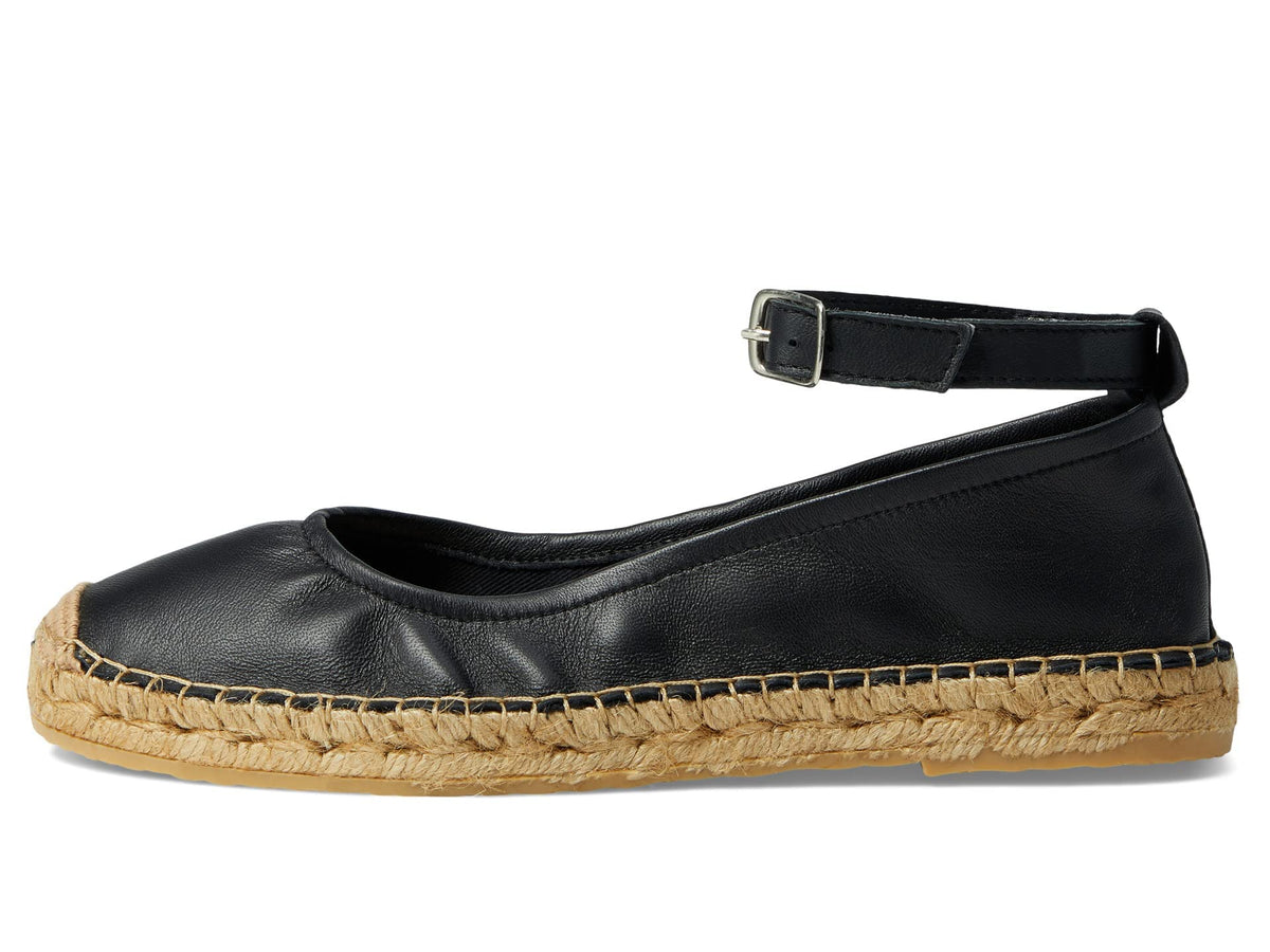 Free People Mason Ballet Espadrille Black EU 37 (US Women's 7) M