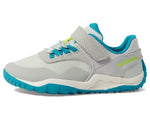 Merrell Trail Glove 7 A/C (Little Kid/Big Kid) Grey/Blue/Lime 10.5 Little Kid M