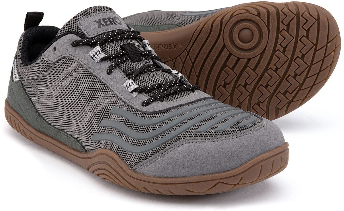 Xero Shoes Men’s 360 Barefoot Training Shoes, Steel Gray/Thyme, 10