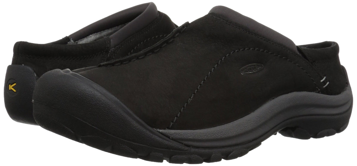 KEEN Women's KACI Slide Loafer Black/Magnet 6.5