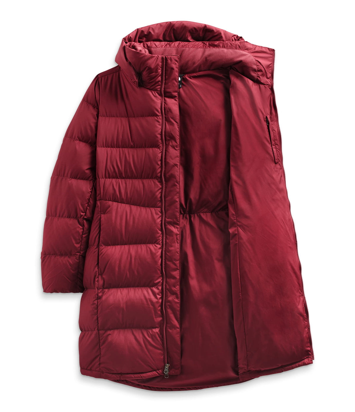 THE NORTH FACE Women's Metropolis Insulated Parka (Standard and Plus Size), Cordovan, 1X
