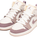 Nike Air Jordan 1 Pre School Shoes Sail/Taupe Haze-Fossil Stone DZ4468-102 2.5Y