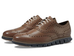 Cole Haan Men's Zerogrand Wing Tip Oxford, Irish Coffee Turbulence, 15