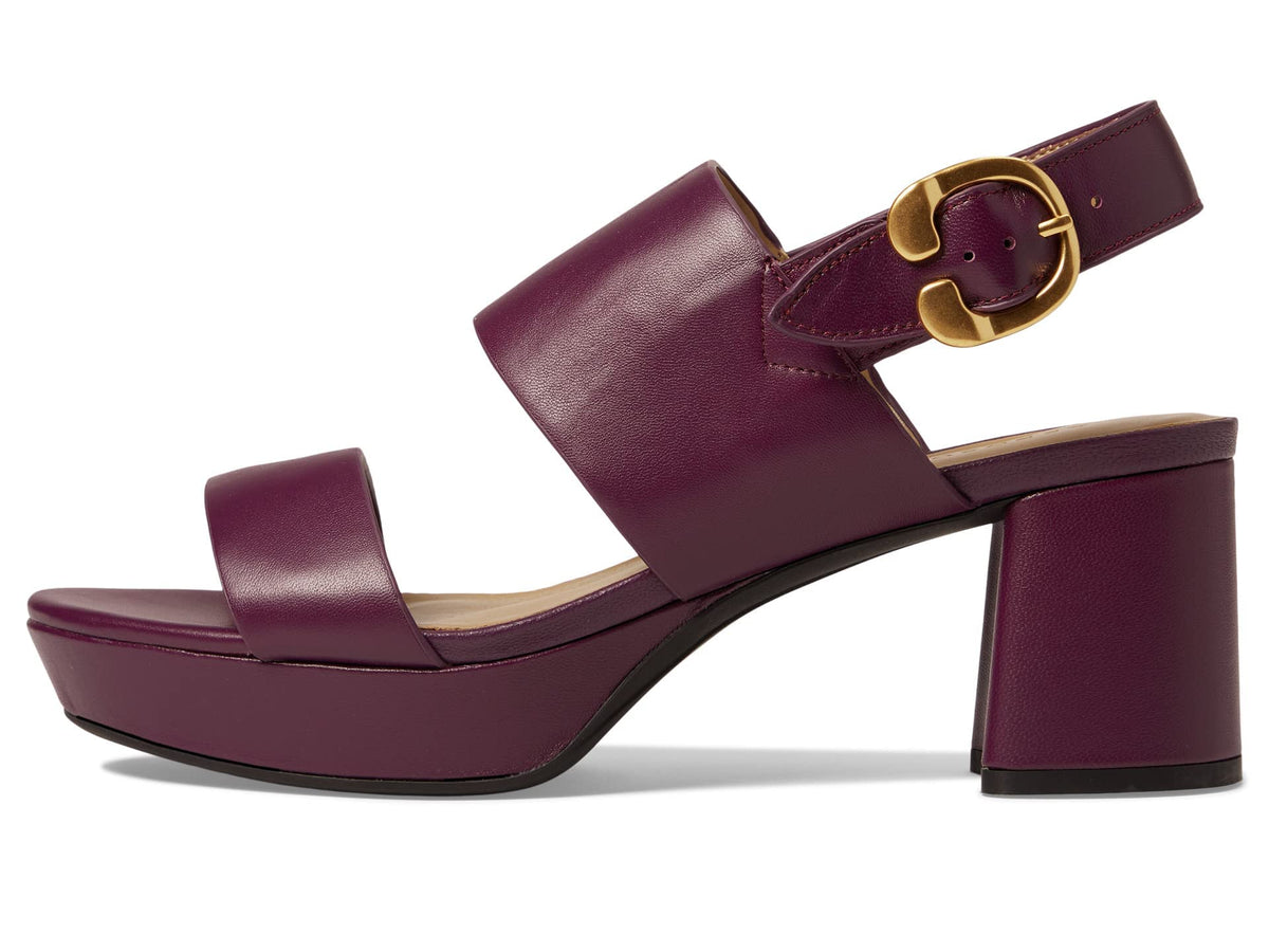 Aerosoles Camera Purple Leather 9 B (M)