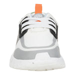 HEYDUDE Men's Kid Sirocco Play Colorblock (Little Kid/Big Kid), White/Grey/Olive, 2 Medium