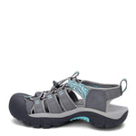 KEEN Women's Newport H2 Closed Toe Water Sandal 6 Steel Grey/Blue Turquoise