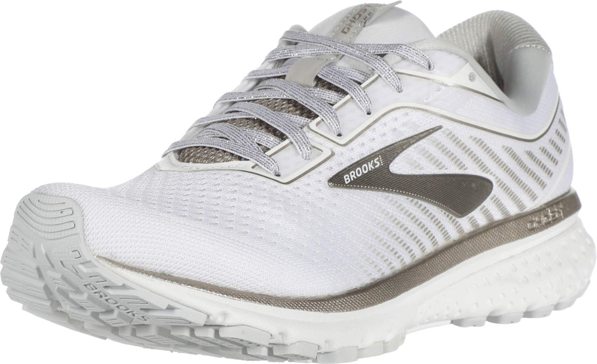 Brooks Ghost 12 White/Grey/Champagne 11 B (M)
