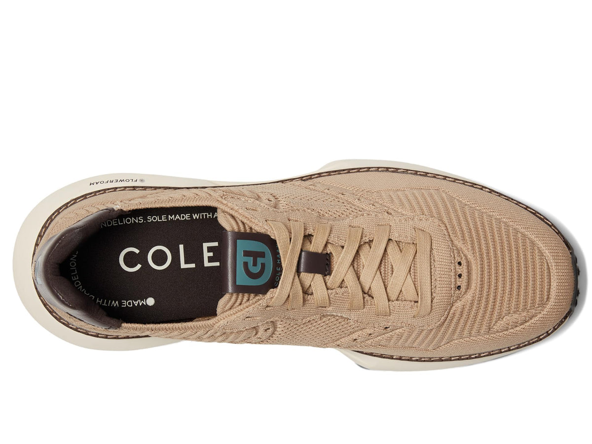 Cole Haan Men's Grandpro Ashland Stitchlite Sneaker, Sesame/Dark Chocolate/Ivory, 12 Wide