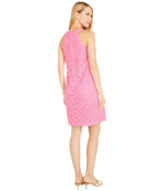Lilly Pulitzer Rayanne Shift Pelican Pink Pineapple Geo Lace MD