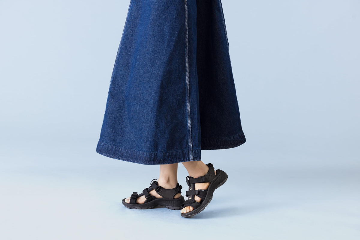 KEEN Women's Astoria West Open Toe Sandals 9.5 Black/Black