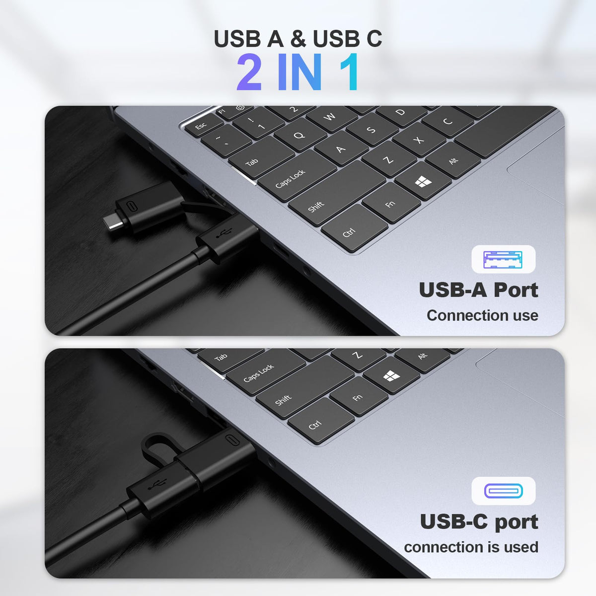 4 in 1 USB Hub, oditton USB 3.0 Hub 5Gbps with USB C Interface, Slimline USB Splitter Adapter for Mac, iMac Pro, Mac Mini/Pro, Surface Pro, Dell, HP and More