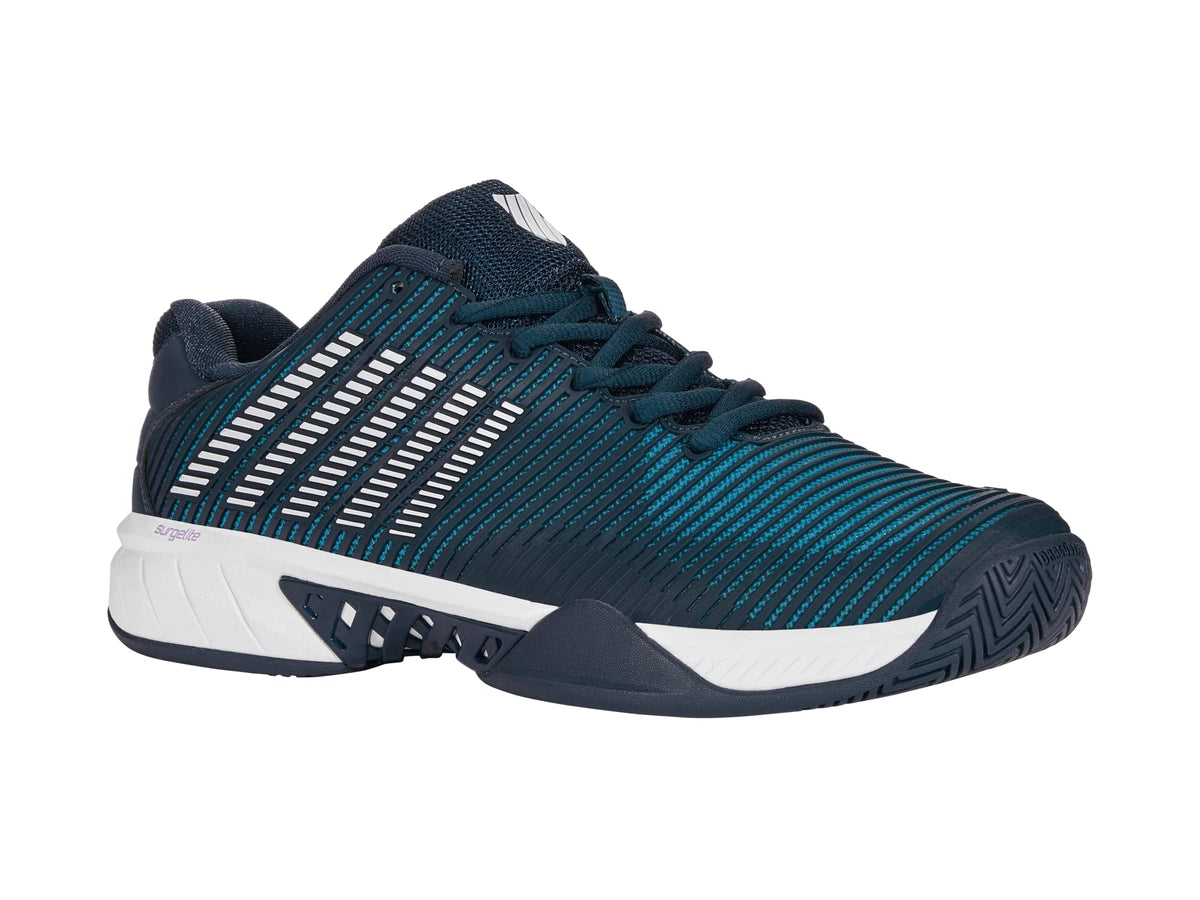 K-Swiss Men's Hypercourt Express 2 Tennis Shoe, Reflecting Pond/Biscay Bay/White, 11 W