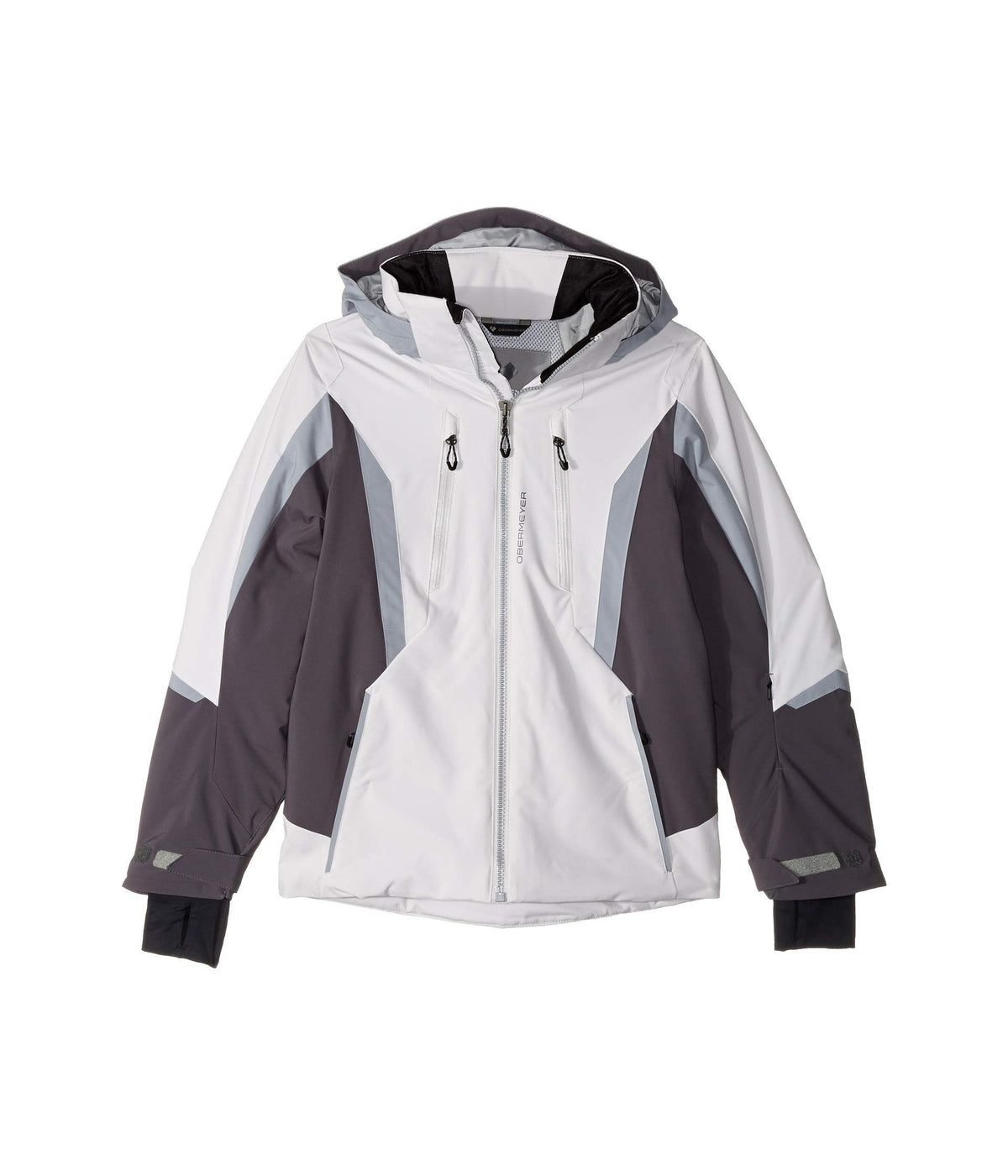 Obermeyer Kids Boy's Mach 10 Jacket (Little Kids/Big Kids) Fog MD (10-12 Big Kids)