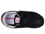 Saucony Baby Jazz Hook & Loop Sneaker, Black/Pink, 8.5 US Unisex Little Kid