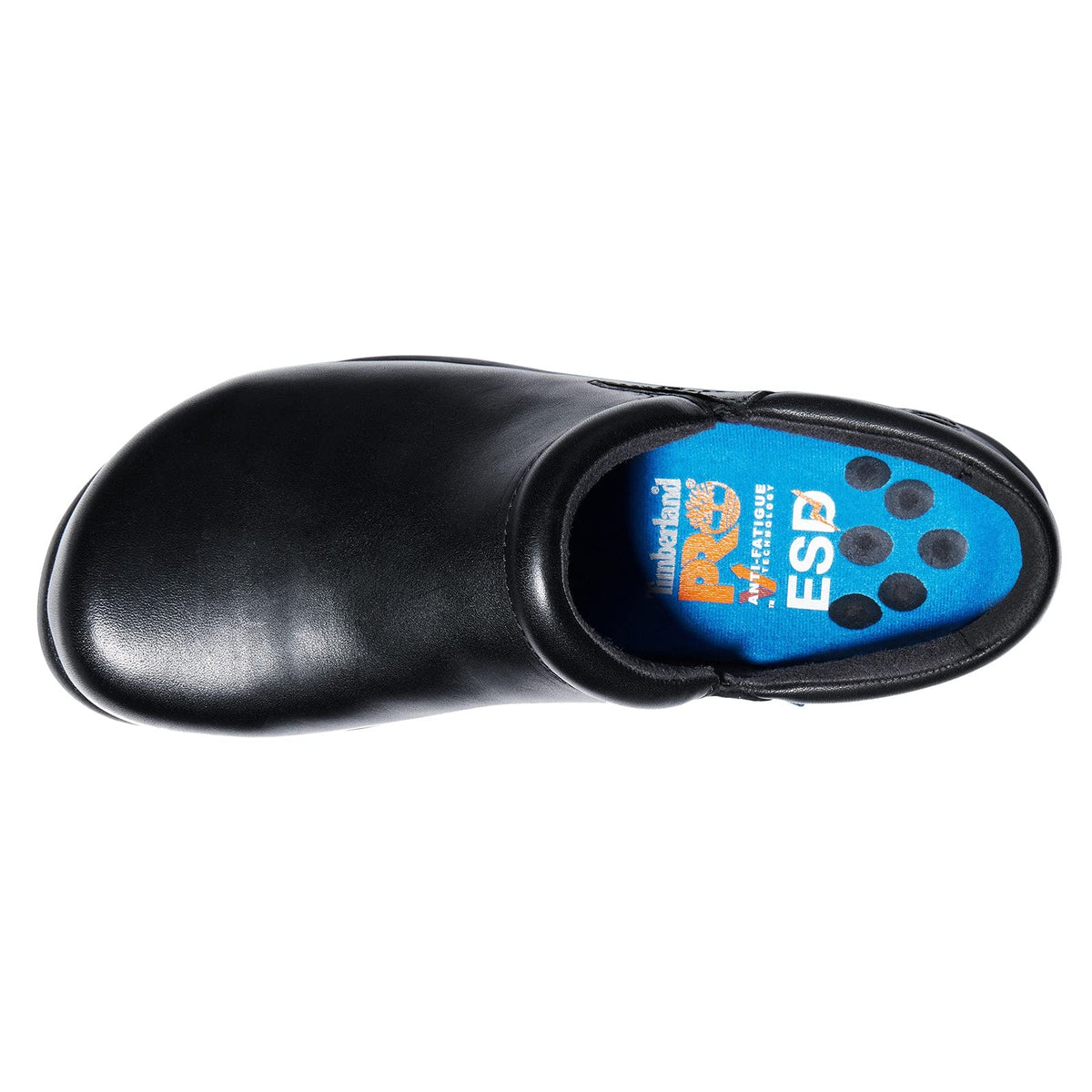 Timberland PRO Women's Newbury ESD Slip-On Work Clog 7 Wide Black