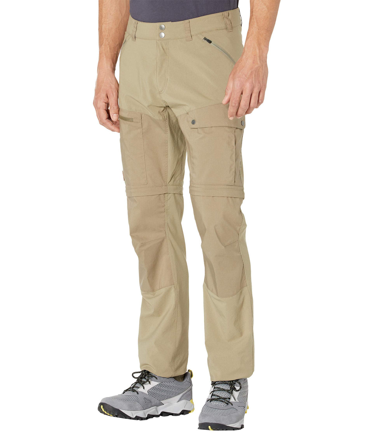Fjällräven Abisko Midsummer Zip Off Trousers Savanna/Light Olive 48 (US Mens 32) R