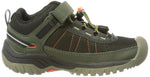 KEEN Unisex-Child Targhee Sport Breathable Easy on Lightweight Hiking Shoes 3 Big Kid Olive Drab/Safety Orange