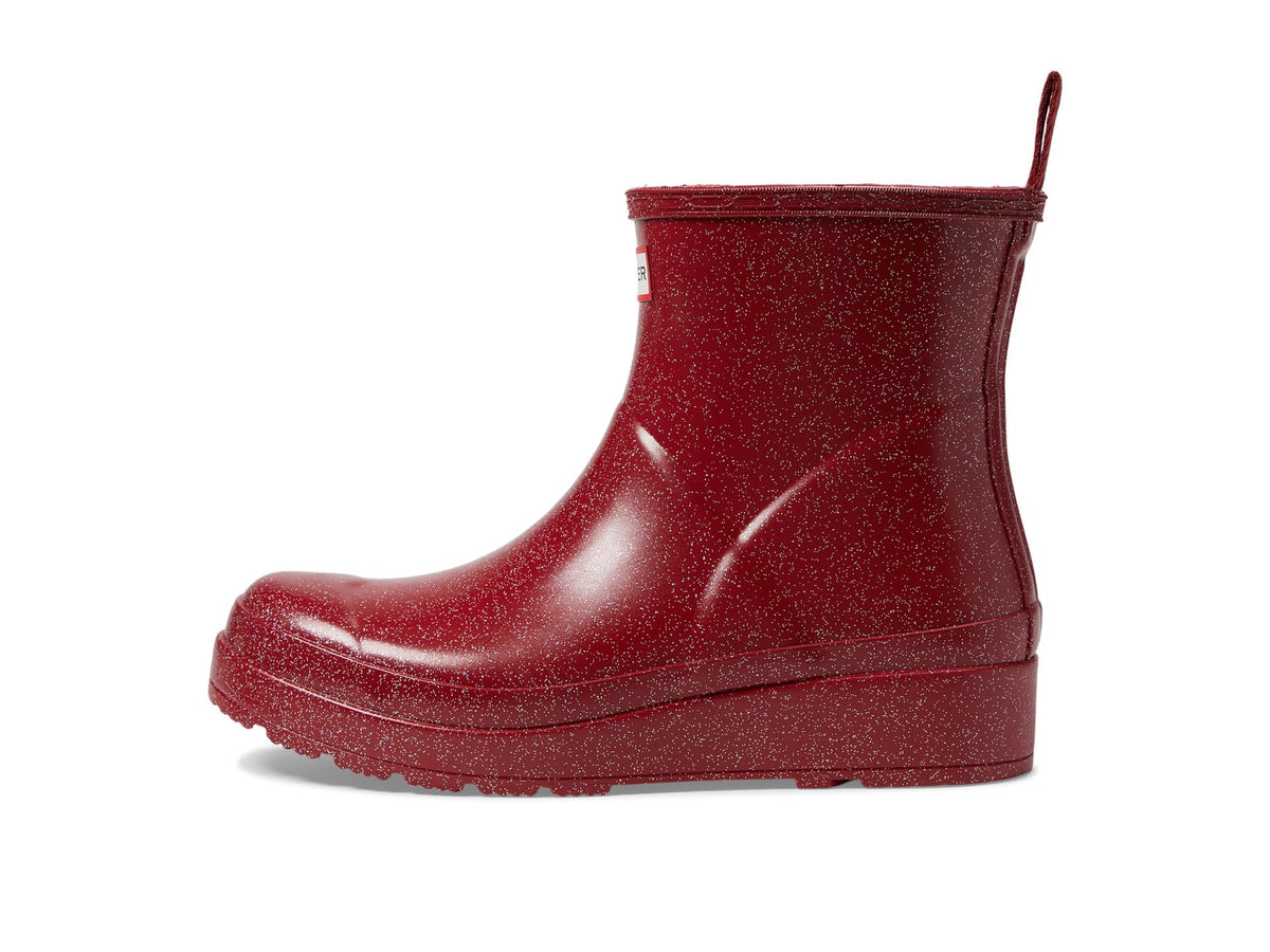 Hunter® Play Short Starcloud Boots for Women – Rubber Construction – Recycled Polyester Midsole Vital Burgundy 8 M