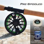 KastKing Emergence Fly Fishing Combo,4 Wt,8ft 6in, Half Handle ,Rod (8+1),3 or 4 Reel