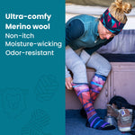 Smartwool Performance Snow Full Cushion Knee-High Socks – Breathable, Performance Fit Merino Wool Sock for Snowboarding, Snowsports and Skiing – VANS Classic Checker – L, Charcoal