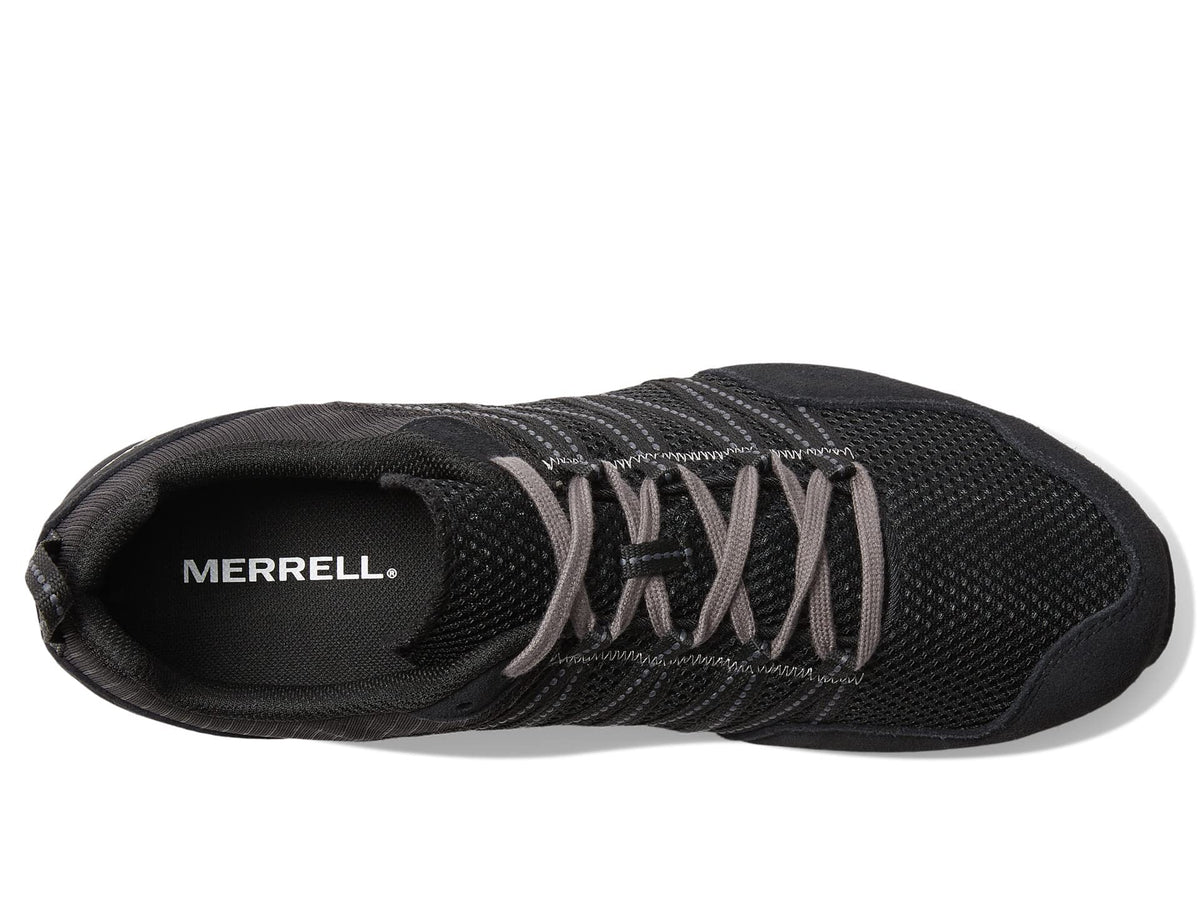 Merrell® Alpine Sport Sneakers for Men – Leather and Nylon Construction – Lightweight EVA Midsole Sport Black 7 M