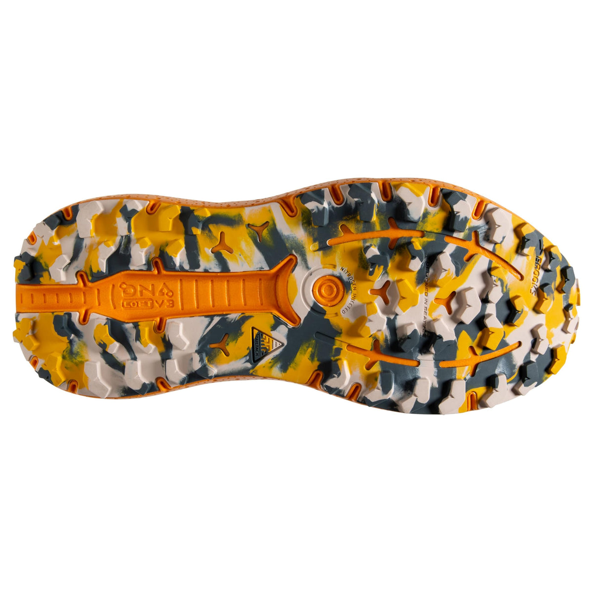 Brooks Women’s Caldera 6 Trail Running Shoe - Slate/Cheddar/Silver Gray - 10 Medium