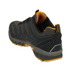 DEWALT Boron Men's Lightweight, Aluminum Toe, Safety Work Shoes, Black/Yellow, 9