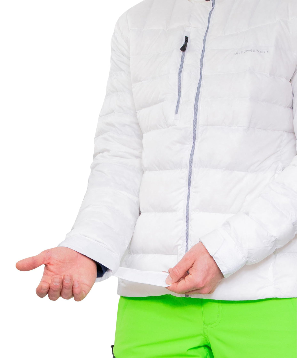 Obermeyer Klaus Down Jacket White XL Regular