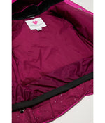 Obermeyer Kids Rylee Jacket for Little, and Big Kids - Attached Hood With Long Sleeves, Charming and Comfy Winter Jacket Love Potion XL (18 Big Kid) One Size