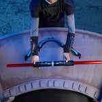 STAR WARS Lightsaber Forge Inquisitor Masterworks Set Double-Bladed Electronic Lightsaber, Customizable Roleplay Toy for Kids Ages 4 and Up