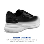 Brooks Women’s Trace 2 Neutral Running Shoe - Black/Lilac/White - 5 Medium