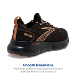 Brooks Women’s Glycerin StealthFit 20 Neutral Running Shoe - Black/Ebony/Maple - 12 Medium