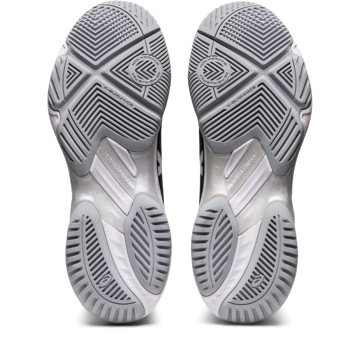 ASICS Women's Netburner Ballistic FlyteFoam 3 Volleyball Shoes, 10, Black/Pure Silver