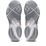 ASICS Women's Netburner Ballistic FlyteFoam 3 Volleyball Shoes, 10, Black/Pure Silver