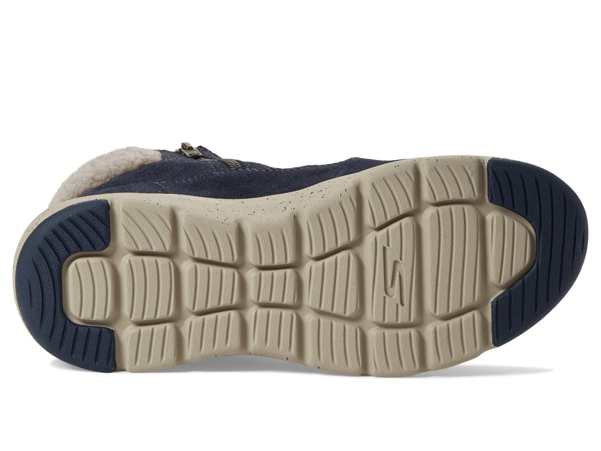 Skechers Women's Glacial Ultra-Woodsy Fashion Boot, Navy, 9.5