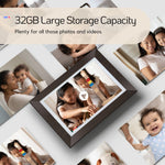 NexFoto 11 Inch Smart 32GB Digital Picture Frame 1080P, Wi-Fi Photo Frame with IPS Touch Screen, Motion Sensor, Easy Setup to Share Photos or Videos via App Email Instantly, Gift for Grandparents
