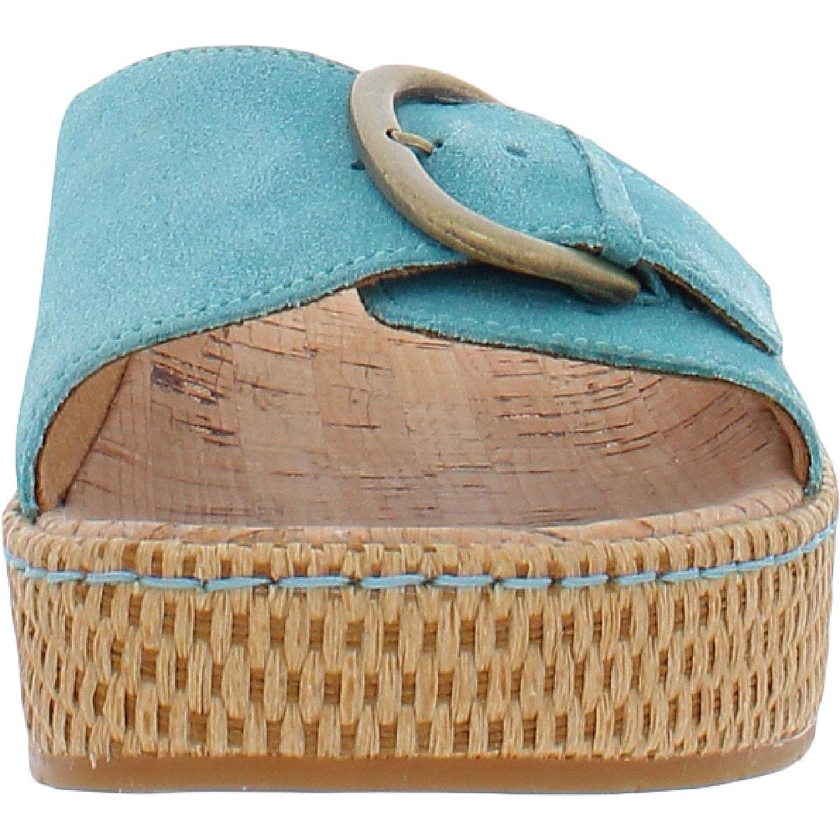 BORN Sloane Turquoise Distressed 7 M (B)