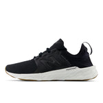 New Balance Men's Fresh Foam X Cruz V3 Running Shoe, Black/Blacktop/Gum 020, 9.5
