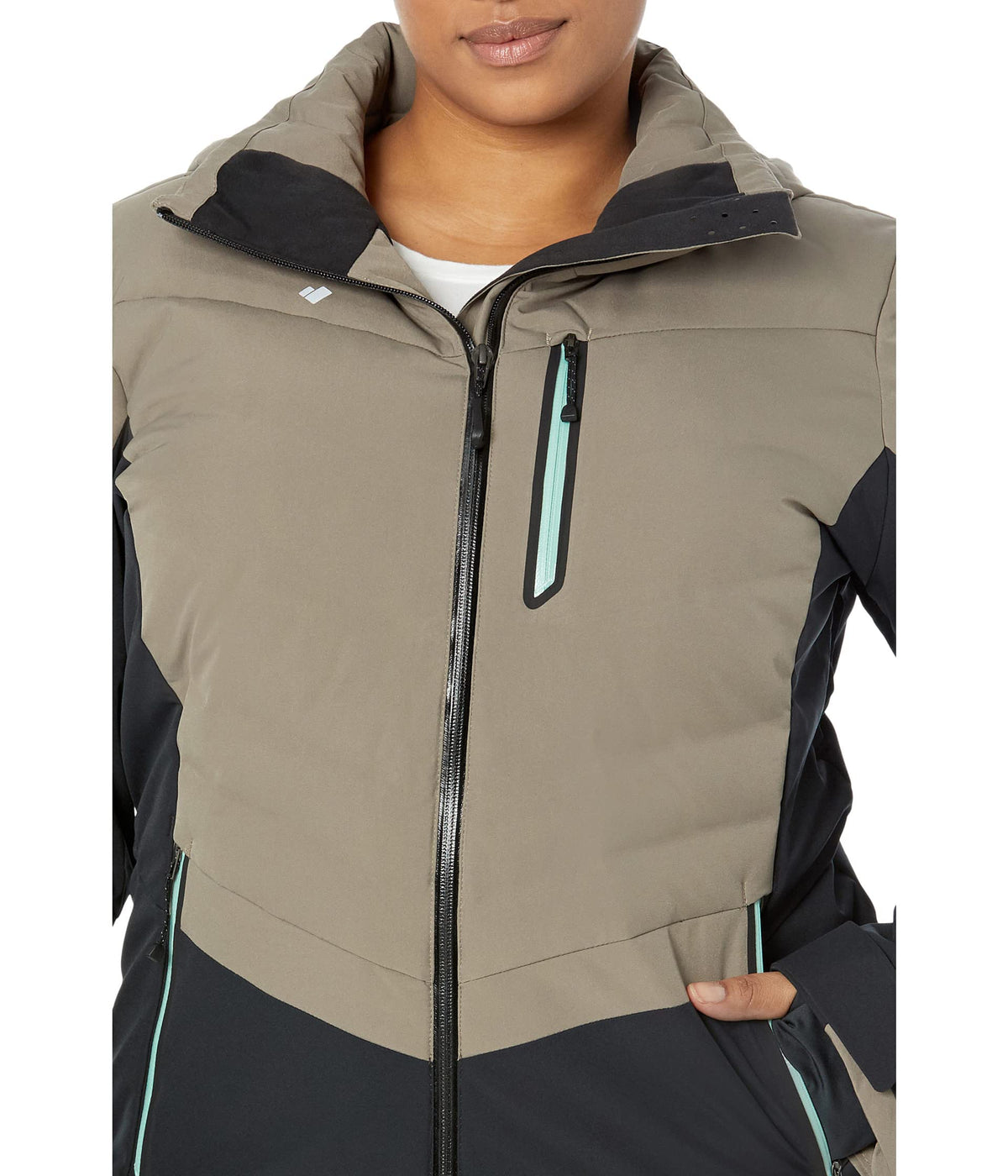 Obermeyer Cosima Down Jacket For Women - Removable Hooded Construction With Front Zipper Closure, Chic and Warm Jacket Prophecy 6 One Size