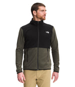 The North Face Men's TKA Glacier Full Zip Jacket, New Taupe Green/TNF Black, XXL