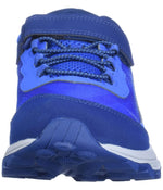 Merrell Moab Speed Low Alternative Closure Waterproof Hiking Sneaker, Blue, 2 US Unisex Big Kid