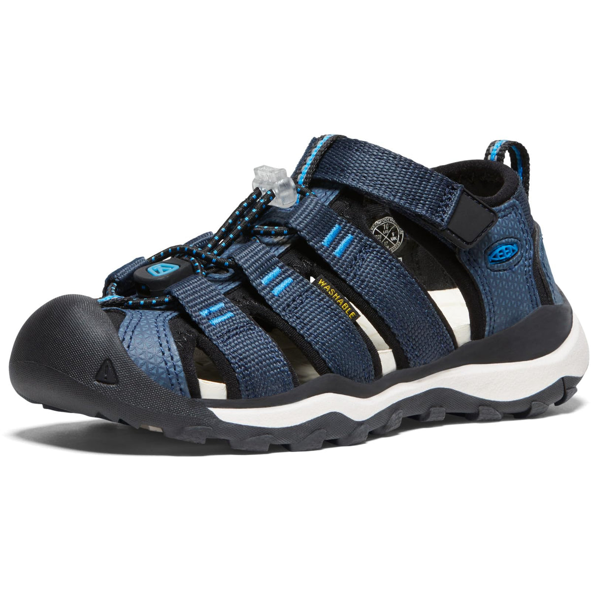 KEEN Unisex-Child Newport Neo H2 Closed Toe Water Sandals 6 Big Kid Blue Nights/Brilliant Blue